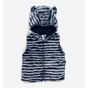 WIDGEON KIDS FAUX FUR VEST SIZE 3